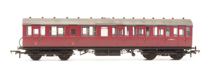 Pre-Owned BR Gresley Suburban Lavatory Composite Coach 'E88090E' - Custom Weathered