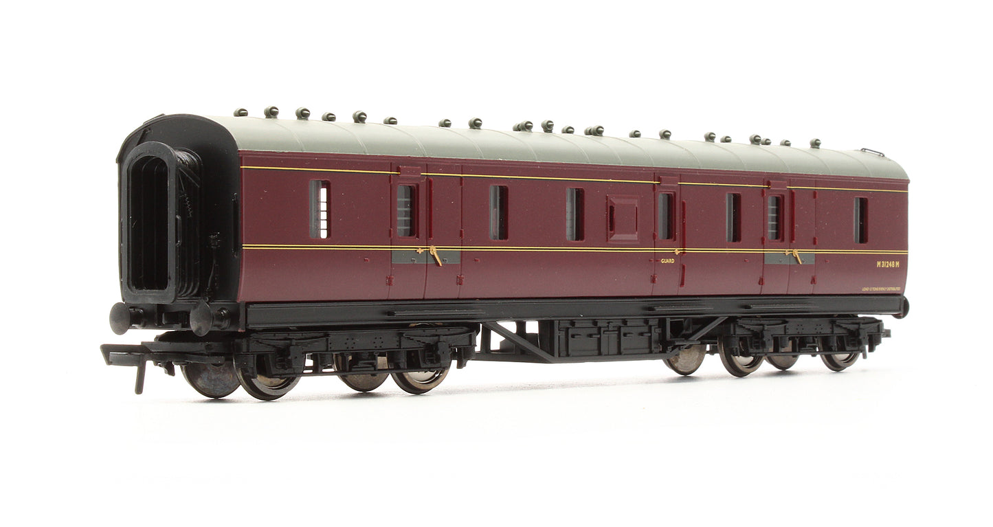 34-325B Pre-Owned 50ft Parcels Van BR Maroon 'M31248M'