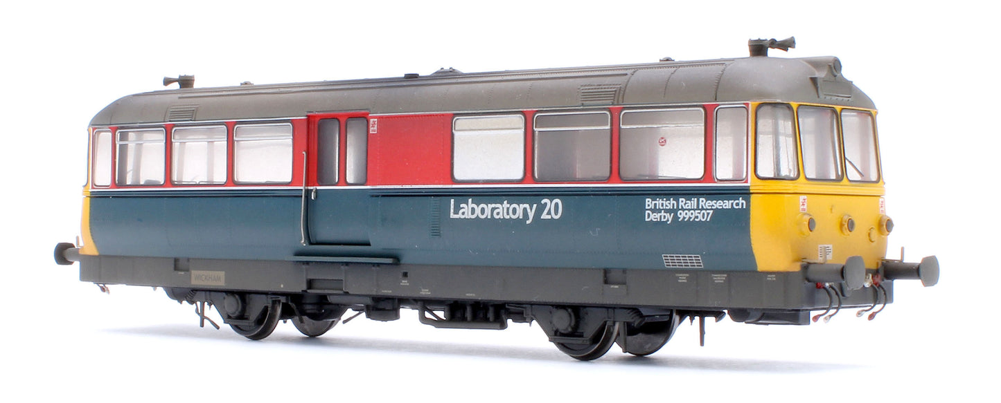 Pre-Owned Waggon & Maschinenbau (W&M) Diesel Railbus Railway Technical Centre Red/Blue 'Laboratory 20' - Weathered