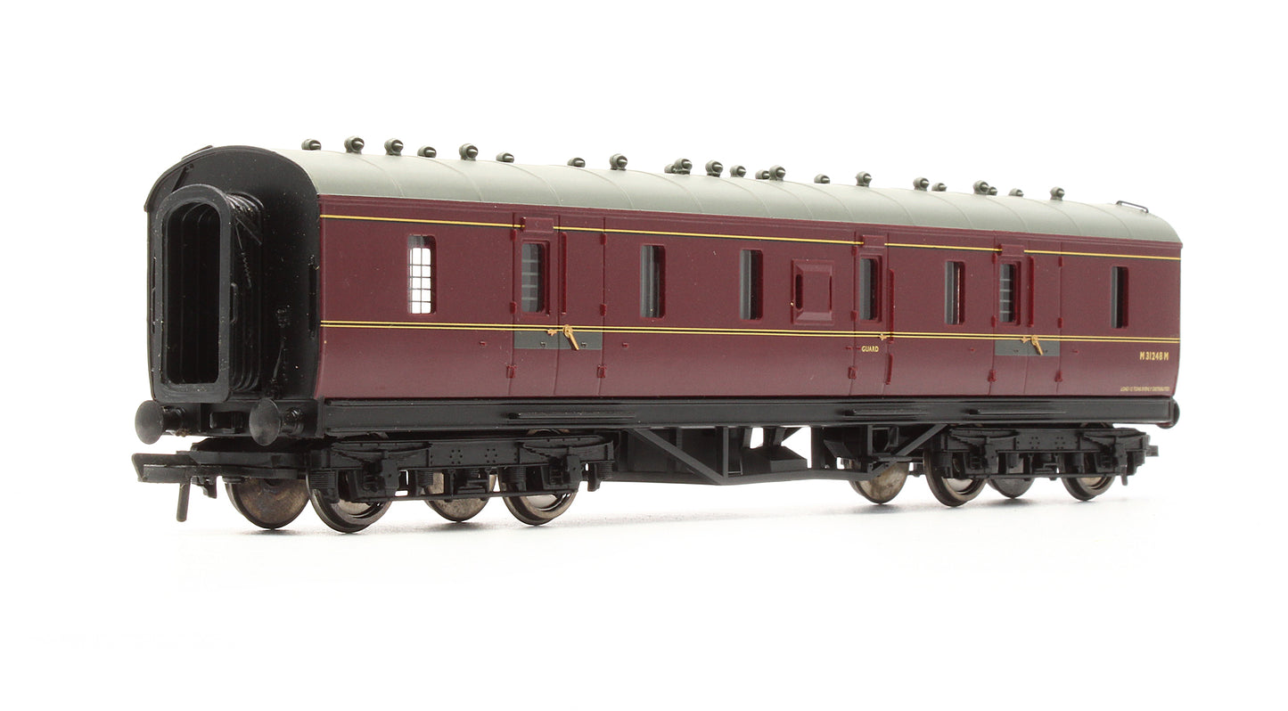 34-325B Pre-Owned 50ft Parcels Van BR Maroon 'M31248M'