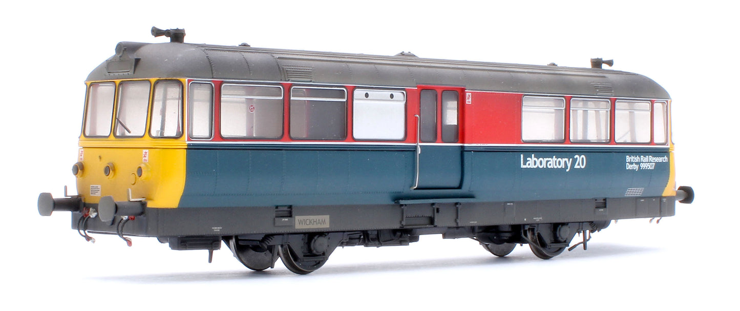 Pre-Owned Waggon & Maschinenbau (W&M) Diesel Railbus Railway Technical Centre Red/Blue 'Laboratory 20' - Weathered