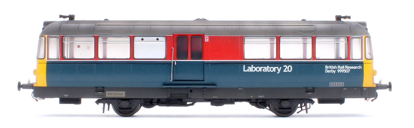 Pre-Owned Waggon & Maschinenbau (W&M) Diesel Railbus Railway Technical Centre Red/Blue 'Laboratory 20' - Weathered