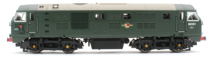 4D-025-006S Class 21 D6151 BR Green (With Tablet Catcher) Diesel Locomotive - DCC Sound