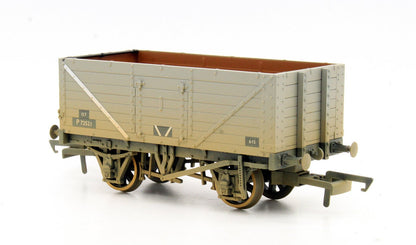 Pre-Owned 7 Plank Wagon - BR Grey P72521 - Weathered