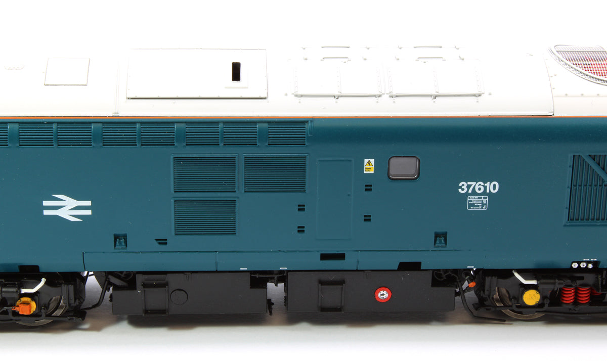 Pre-Owned ACC230937610 Class 37/6 37610 HNRC BR Blue (Wrap Around Yellow Noses) Diesel Locomotive