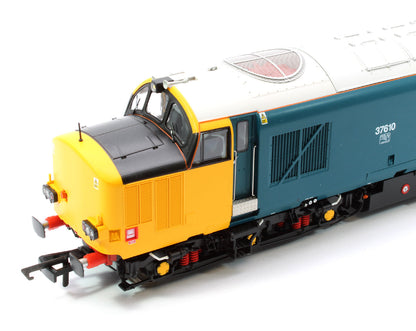 Pre-Owned ACC230937610 Class 37/6 37610 HNRC BR Blue (Wrap Around Yellow Noses) Diesel Locomotive