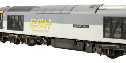 Bespoke Weathered Class 60 60063 'Robert Leech' ESH Rail Services Grey Diesel Locomotive - Expert Rails Bespoke Re-livery