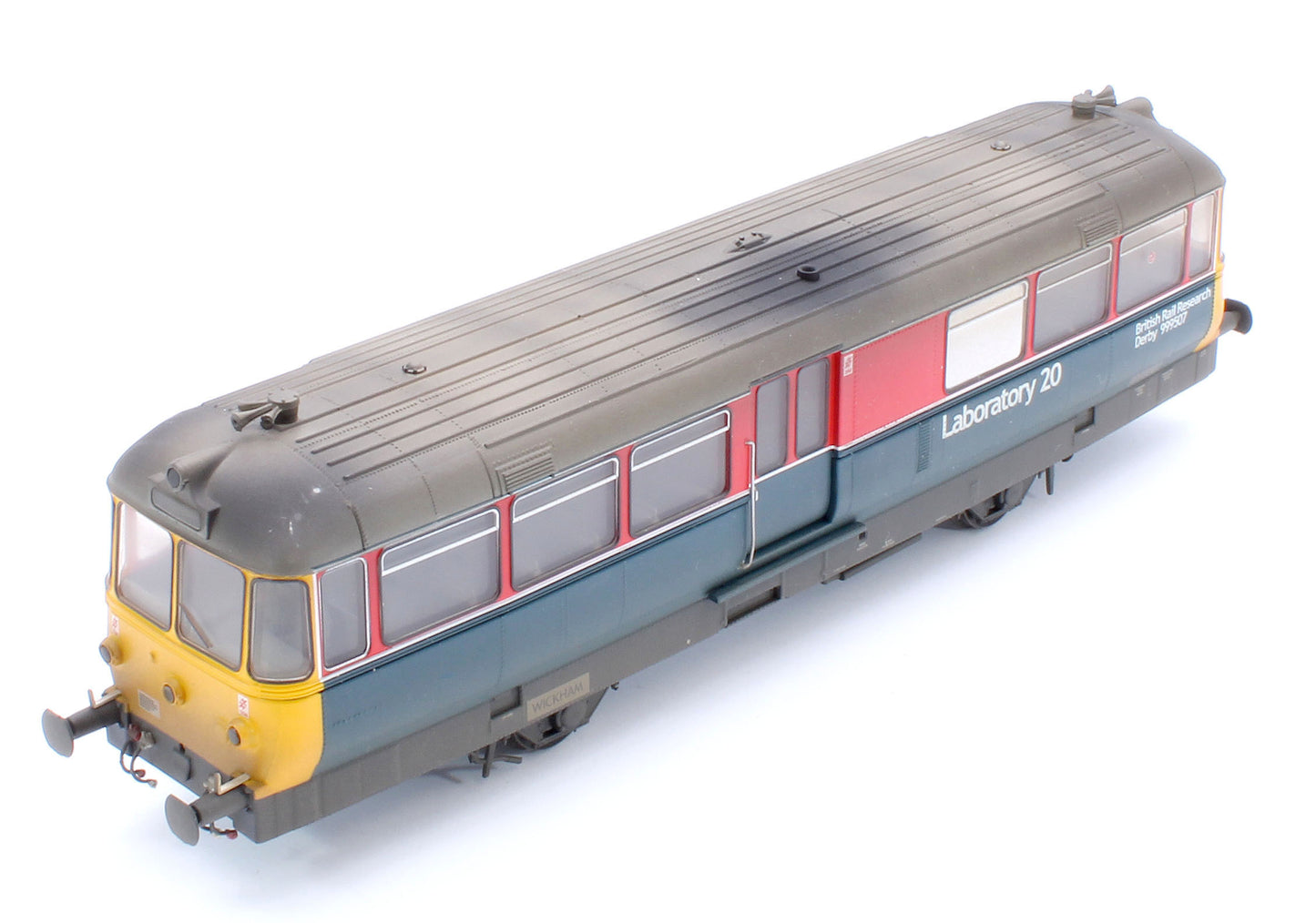 Pre-Owned Waggon & Maschinenbau (W&M) Diesel Railbus Railway Technical Centre Red/Blue 'Laboratory 20' - Weathered