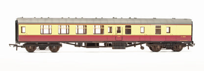 Pre-Owned BR Crimson & Cream MK1 Corridor Brake 2nd Class Coach 'E34010' - Custom Weathered