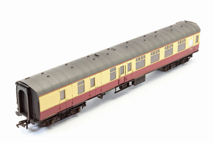 Pre-Owned BR Crimson & Cream MK1 Corridor Brake 2nd Class Coach 'E34010' - Custom Weathered