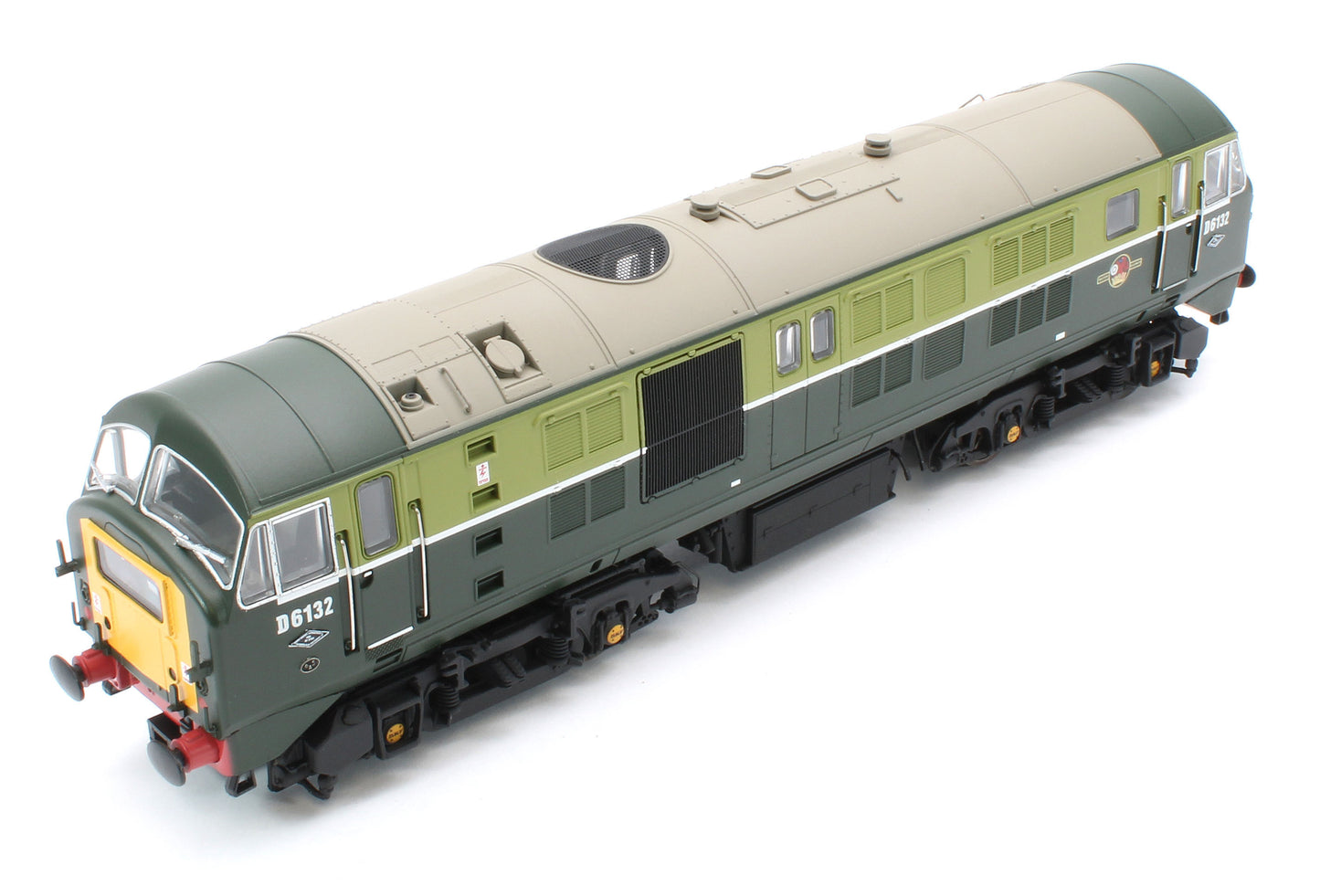 4D-014-006D Class 29 D6132 BR Two Tone Green (Small Yellow Panel) Diesel Locomotive - DCC Fitted