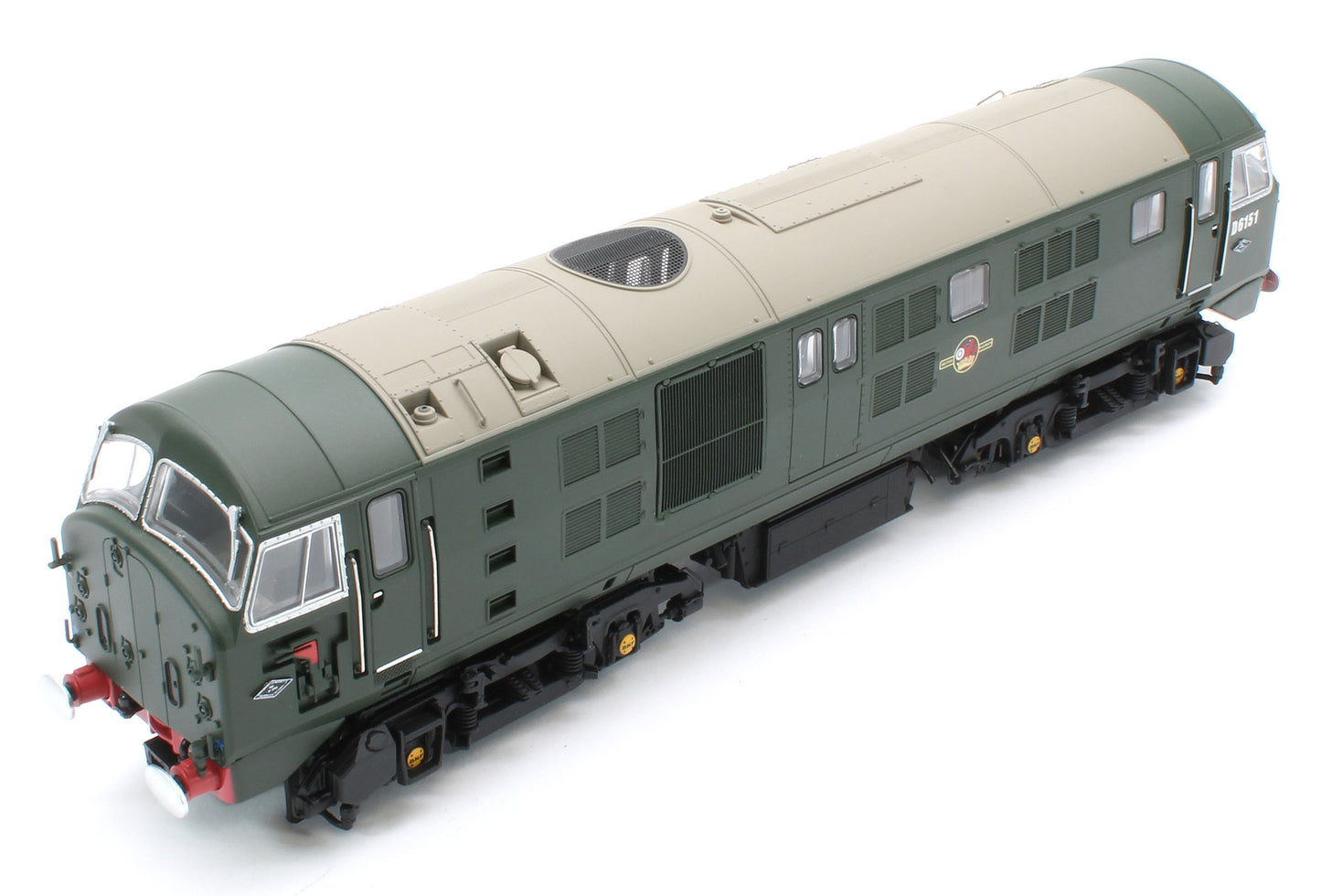 4D-025-006S Class 21 D6151 BR Green (With Tablet Catcher) Diesel Locomotive - DCC Sound