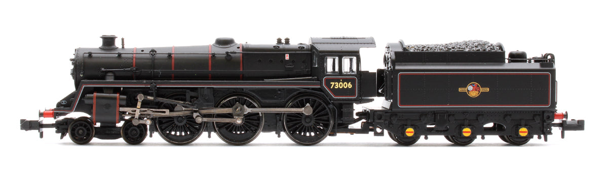 BR Standard 5MT with BR1 Tender 73006 BR Lined Black (Late Crest) DCC Sound