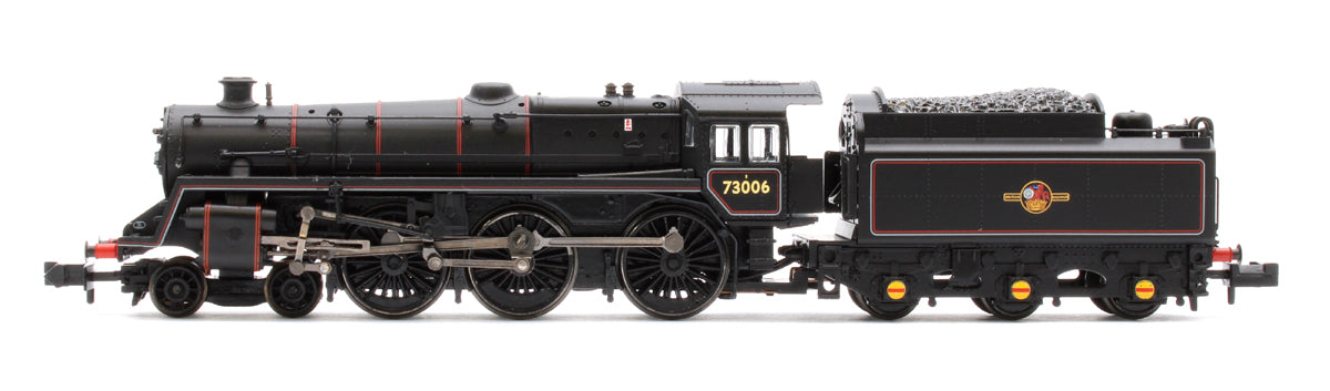 Pre-Owned 372-729ASF BR Standard 5MT with BR1 Tender 73006 BR Lined Black (Late Crest) DCC Sound