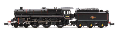 Pre-Owned 372-729ASF BR Standard 5MT with BR1 Tender 73006 BR Lined Black (Late Crest) DCC Sound