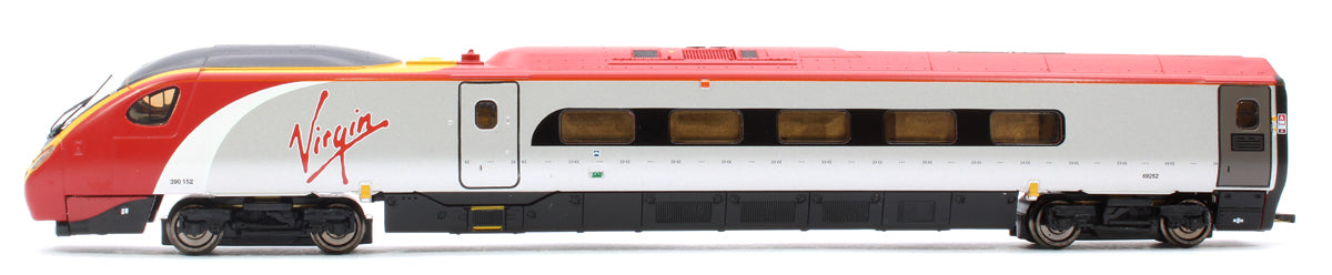 Pre-Owned Class 390 152 "Virgin Knight" 11 Car Pendolino in Virgin original livery (grey doors)