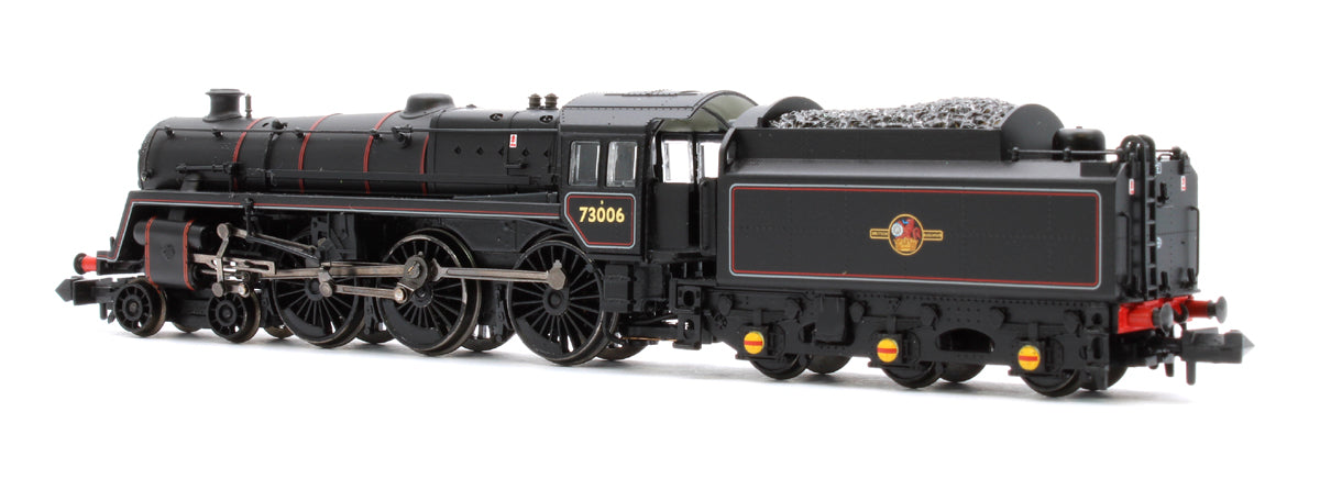 Pre-Owned 372-729ASF BR Standard 5MT with BR1 Tender 73006 BR Lined Black (Late Crest) DCC Sound