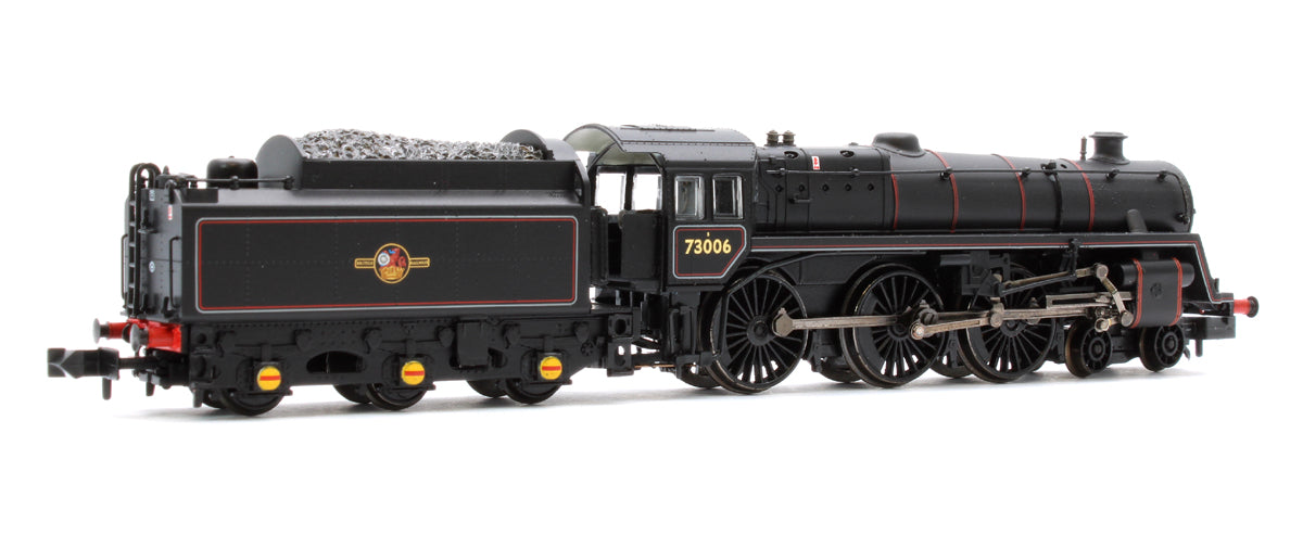 Pre-Owned 372-729ASF BR Standard 5MT with BR1 Tender 73006 BR Lined Black (Late Crest) DCC Sound
