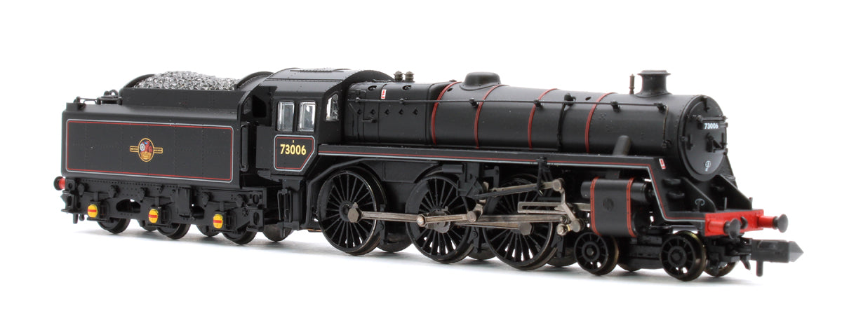 Pre-Owned 372-729ASF BR Standard 5MT with BR1 Tender 73006 BR Lined Black (Late Crest) DCC Sound