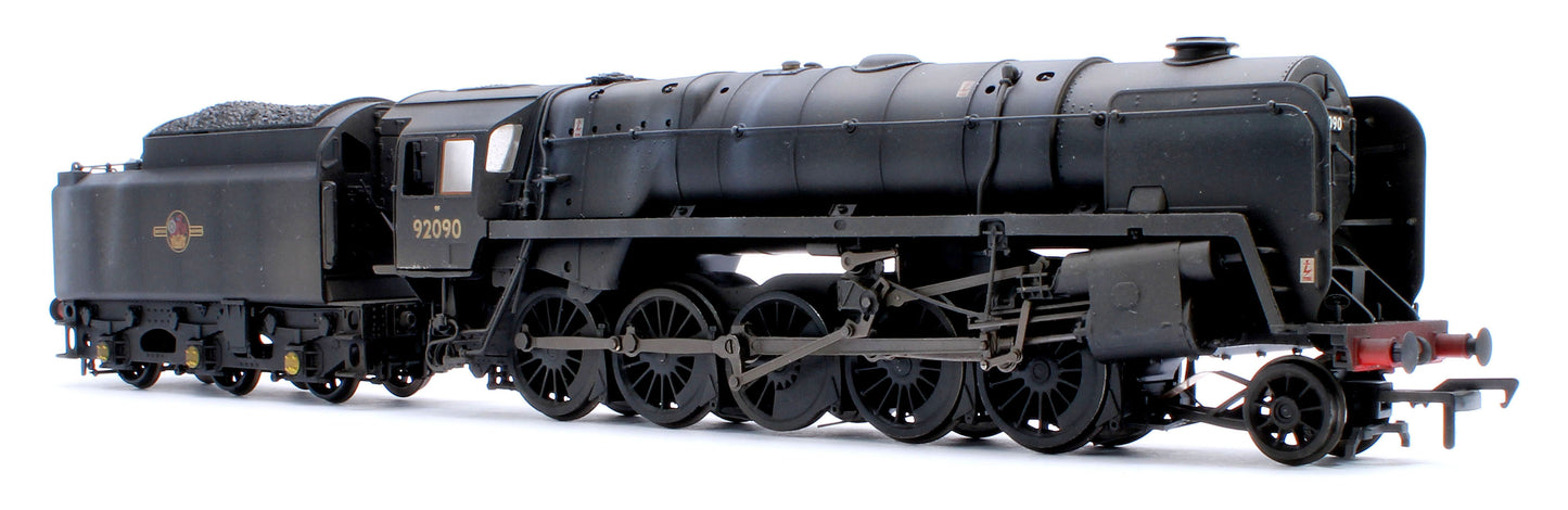 Pre-Owned BR Standard 9F with BR1G Tender 92090 BR Black (Late Crest) Steam Locomotive - Weathered