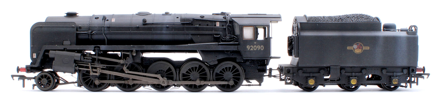 Pre-Owned BR Standard 9F with BR1G Tender 92090 BR Black (Late Crest) Steam Locomotive - Weathered