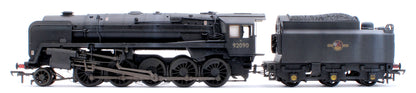 Pre-Owned BR Standard 9F with BR1G Tender 92090 BR Black (Late Crest) Steam Locomotive - Weathered