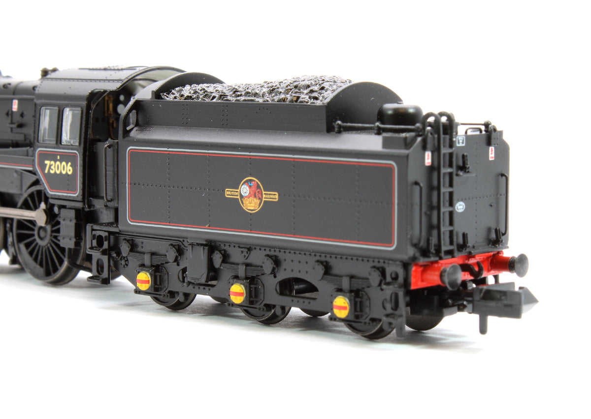 Pre-Owned 372-729ASF BR Standard 5MT with BR1 Tender 73006 BR Lined Black (Late Crest) DCC Sound