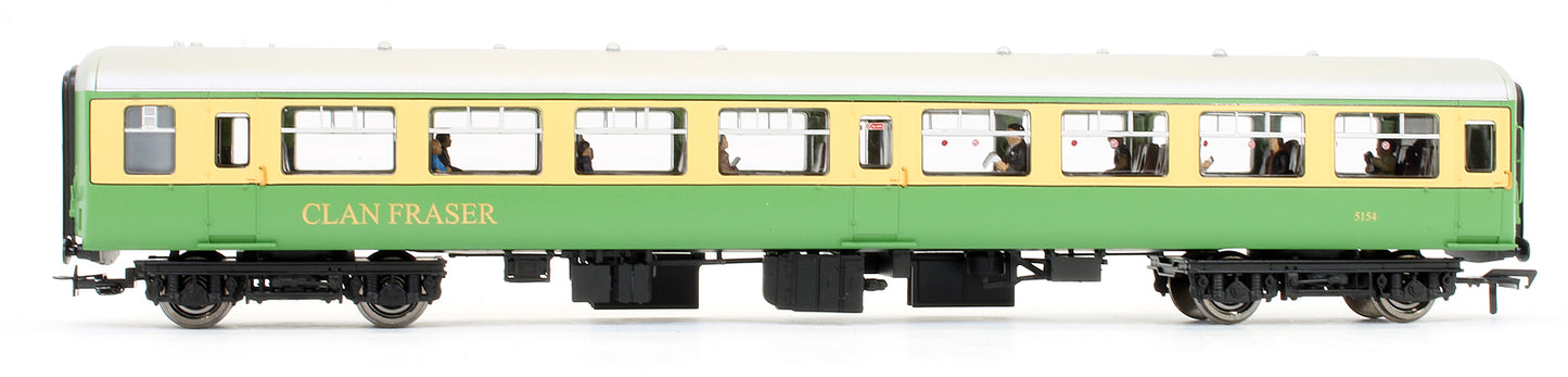 Pre-Owned 39-005 BR MK2A TSO & Class 101 DTCL 'Highlander' Coach Pack (with fitted passengers)