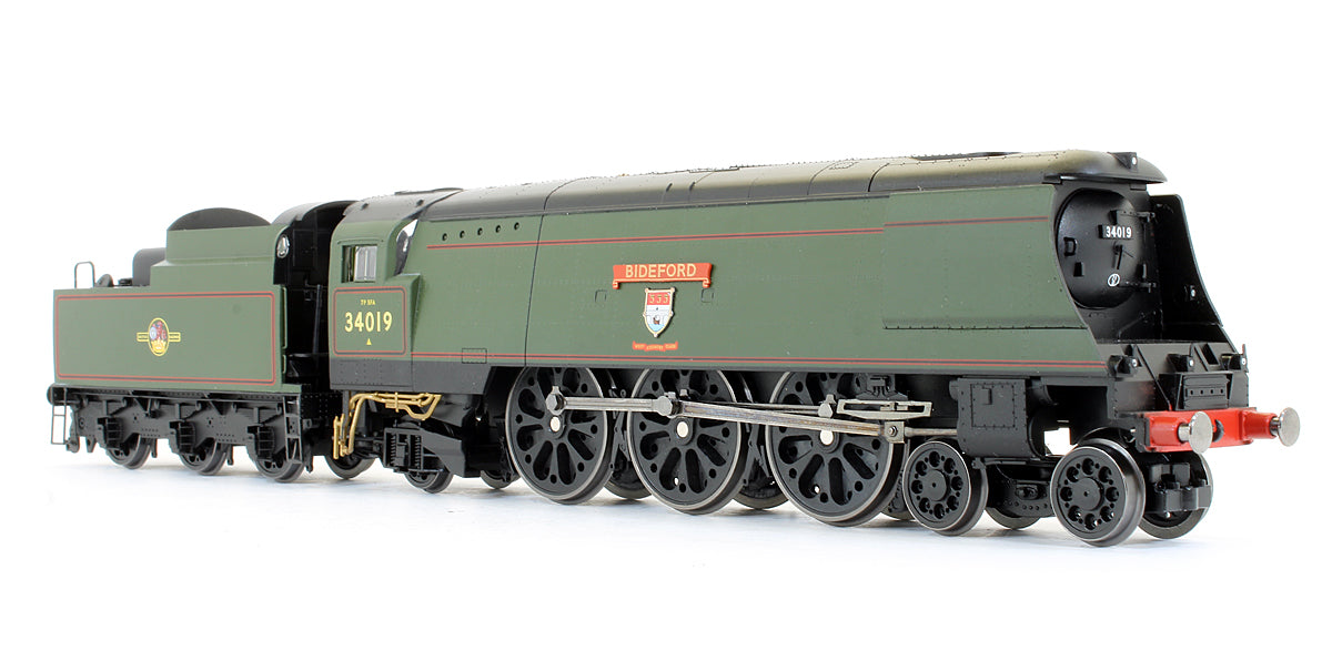 Pre-Owned Late BR Original West Country Class 'Bideford' No.34019 Steam Locomotive - DCC Fitted
