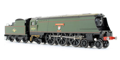 Pre-Owned Late BR Original West Country Class 'Bideford' No.34019 Steam Locomotive - DCC Fitted