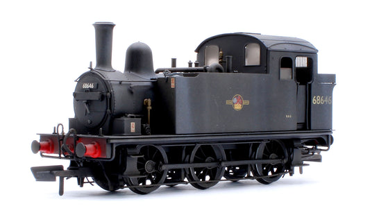 Pre-Owned BR Class J68 'Buckjumper' BR Black Late Crest 0-6-0 Tank Locomotive No.68646 - DCC Sound & Weathered
