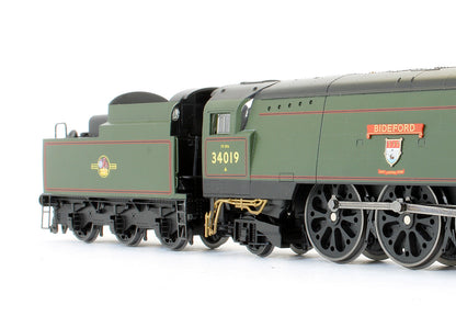 Pre-Owned Late BR Original West Country Class 'Bideford' No.34019 Steam Locomotive - DCC Fitted