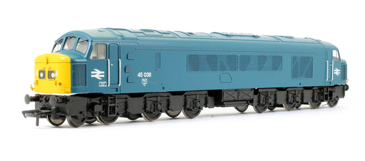 Pre-Owned Class 45 45036 BR Blue Split Centre Headcode Diesel Locomotive - DCC Fitted