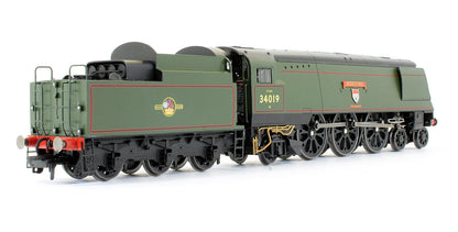Pre-Owned Late BR Original West Country Class 'Bideford' No.34019 Steam Locomotive - DCC Fitted