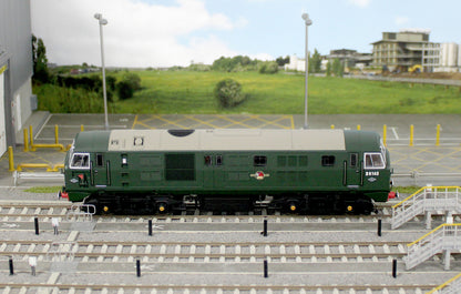 4D-025-005D Class 21 D6140 BR Green (SYP With Tablet Catcher) Diesel Locomotive - DCC Fitted