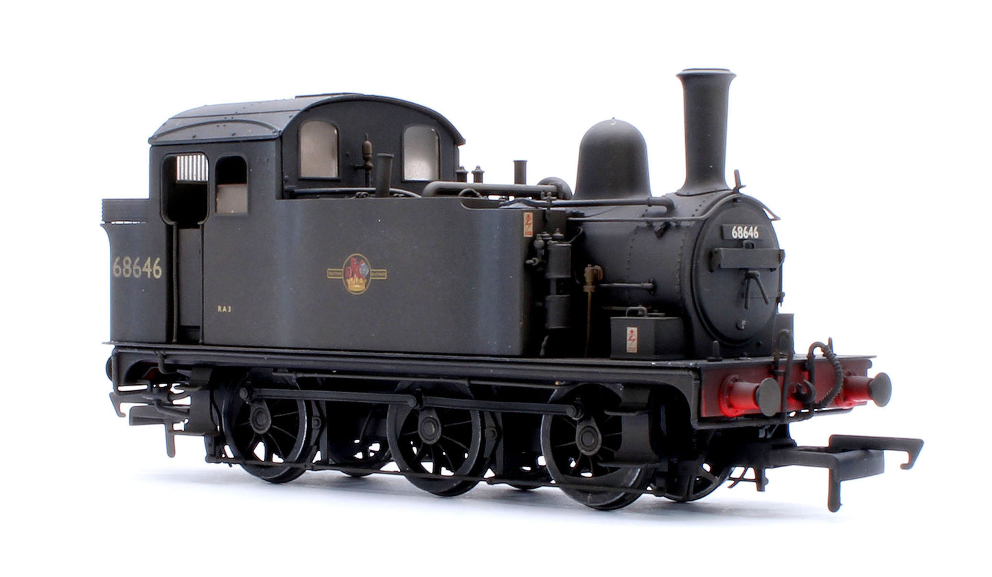 Pre-Owned BR Class J68 'Buckjumper' BR Black Late Crest 0-6-0 Tank Locomotive No.68646 - DCC Sound & Weathered