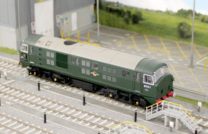 4D-025-006S Class 21 D6151 BR Green (With Tablet Catcher) Diesel Locomotive - DCC Sound