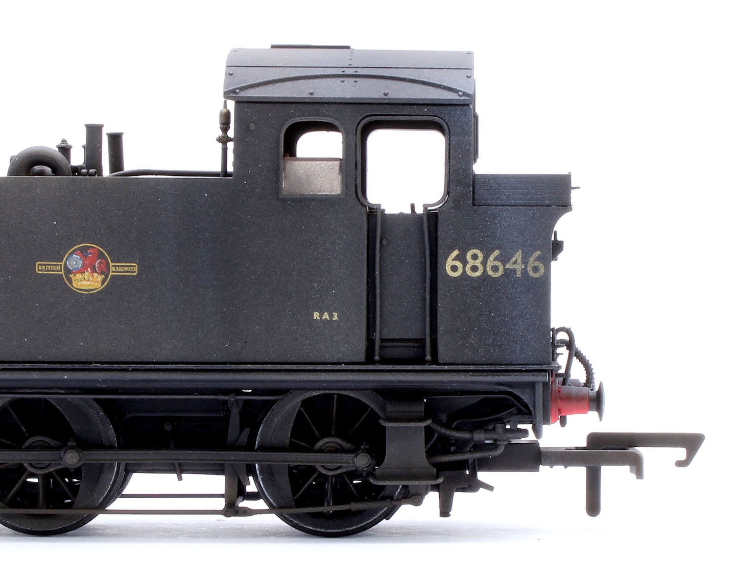 Pre-Owned BR Class J68 'Buckjumper' BR Black Late Crest 0-6-0 Tank Locomotive No.68646 - DCC Sound & Weathered