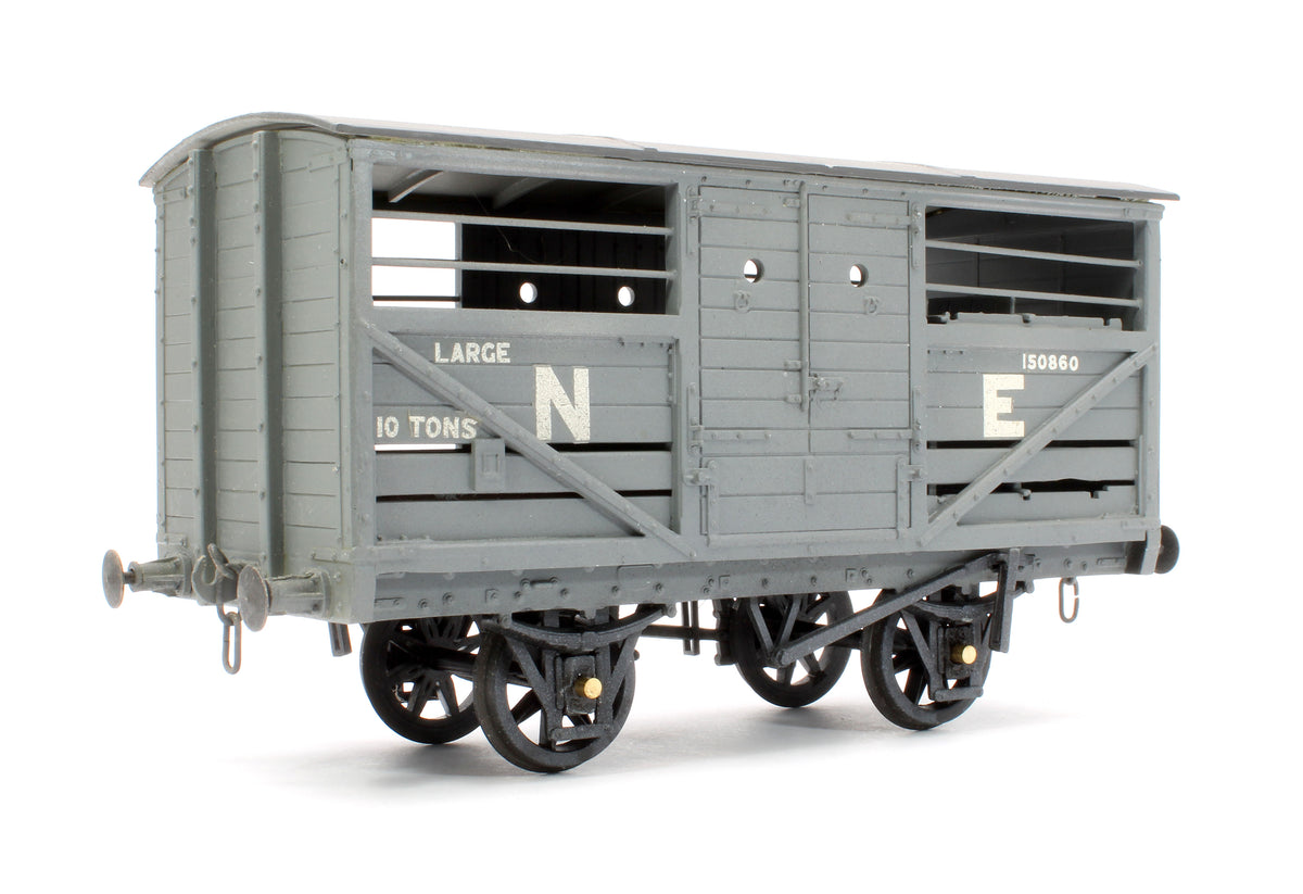 Pre-Owned NE Grey 10T Cattle Wagon No.150860 (Unboxed)