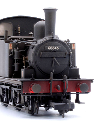Pre-Owned BR Class J68 'Buckjumper' BR Black Late Crest 0-6-0 Tank Locomotive No.68646 - DCC Sound & Weathered