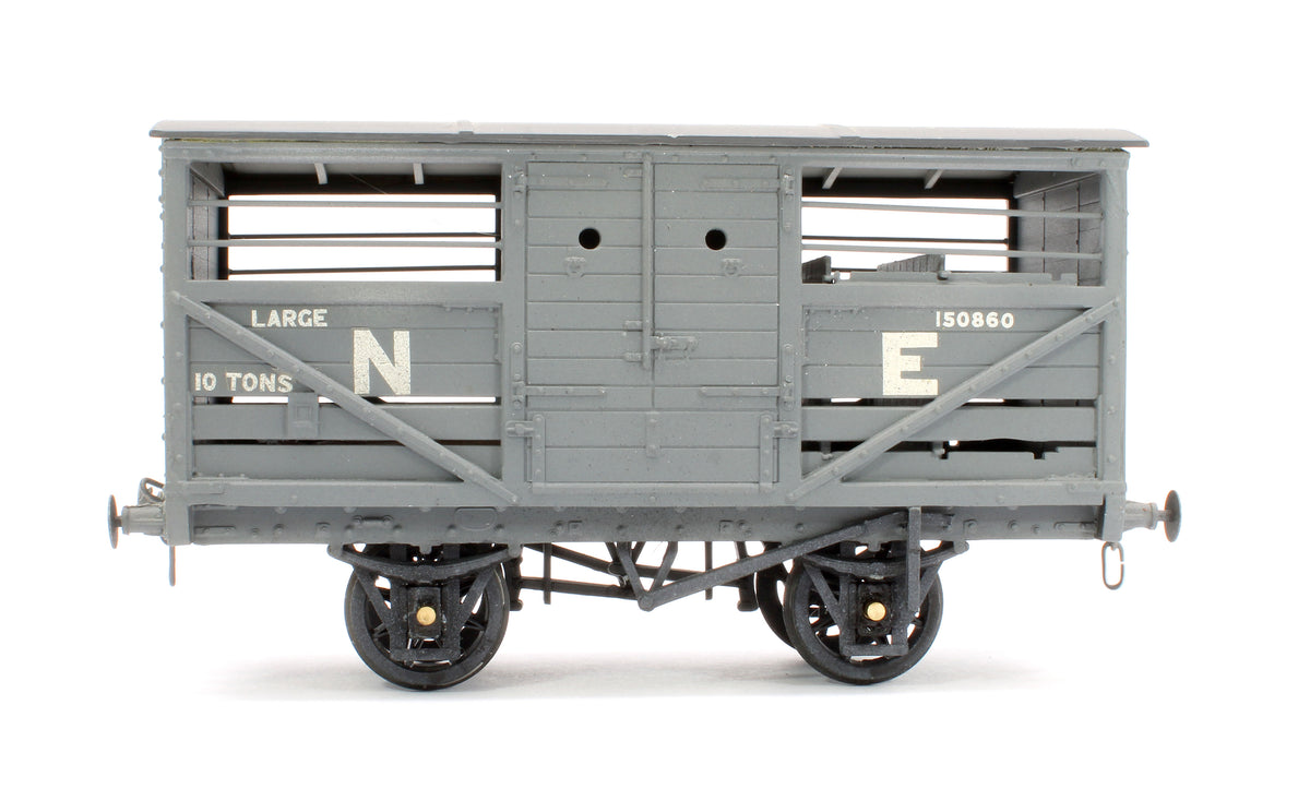 Pre-Owned NE Grey 10T Cattle Wagon No.150860 (Unboxed)