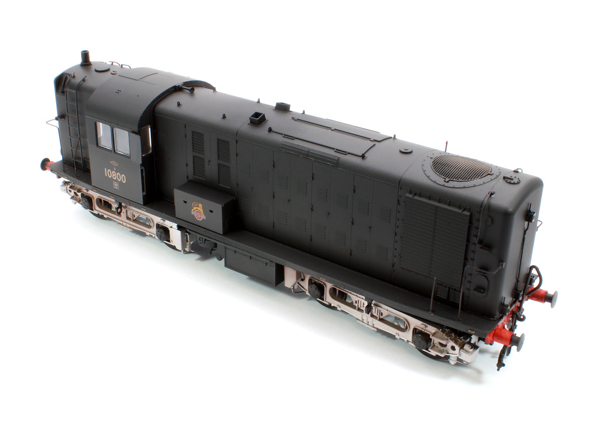 North British Prototype 10800 BR Early Emblem Black with Silver Bogies (SR/LMR Post-1954) Diesel Locomotive - Weathered