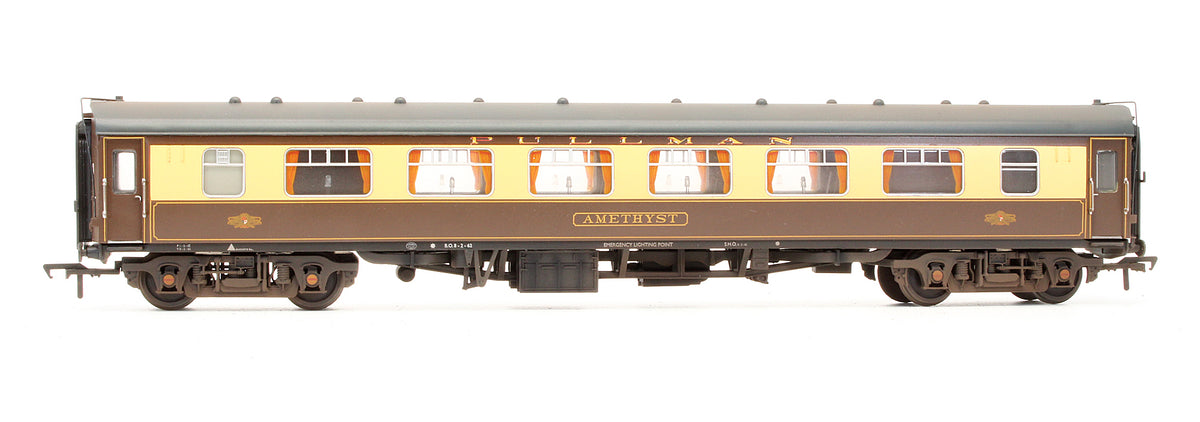 Pre-Owned BR MK1 FP Pullman First Parlour Umber & Cream 'Amethyst' - With Lighting - Custom Weathered