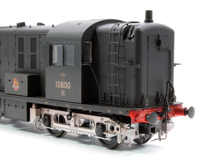 North British Prototype 10800 BR Early Emblem Black with Silver Bogies (SR/LMR Post-1954) Diesel Locomotive - Weathered