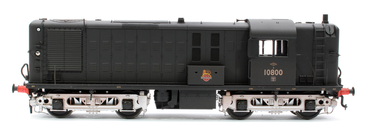 North British Prototype 10800 BR Early Emblem Black with Silver Bogies (SR/LMR Post-1954) Diesel Locomotive - Weathered