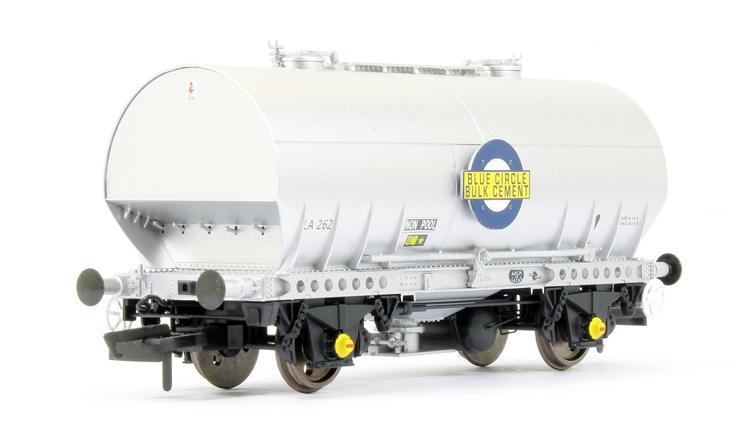 Pre-Owned Set Of 3 CEMFLO / PCV Bulk Cement Wagons Pre-Tops LA262, LA265, LA270