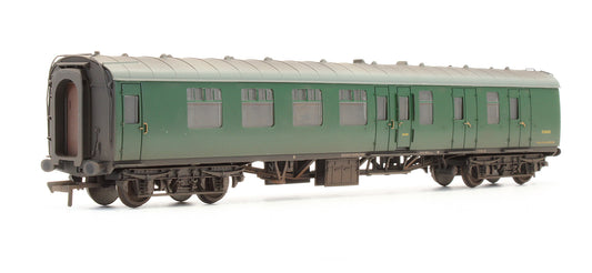 Pre-Owned BR MK1 Brake Second Corridor BSK Coach (SR) Green 'S34642' - Custom Weathered