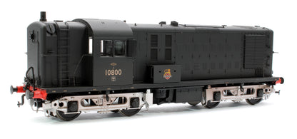 North British Prototype 10800 BR Early Emblem Black with Silver Bogies (SR/LMR Post-1954) Diesel Locomotive - Weathered