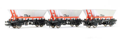 Pre-Owned ACC2570HDA-RR1 Set of 3 HDA MGR Hopper Wagons - Railfreight Red - Pack 1