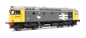 Pre-Owned Class 26 BRCW Sulzer No.26041 Railfreight Grey Livery (with Large Logo) Diesel Locomotive